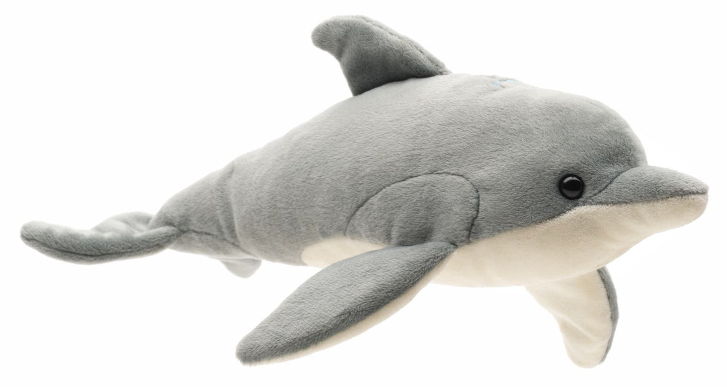 Delfin 28 cm - Unitoys - Kuscheltier - recyceltes Plüsch - GPRS