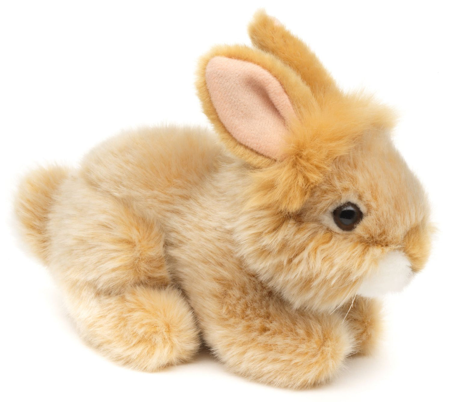 Angorakaninchen, liegend (beige) - 18 cm