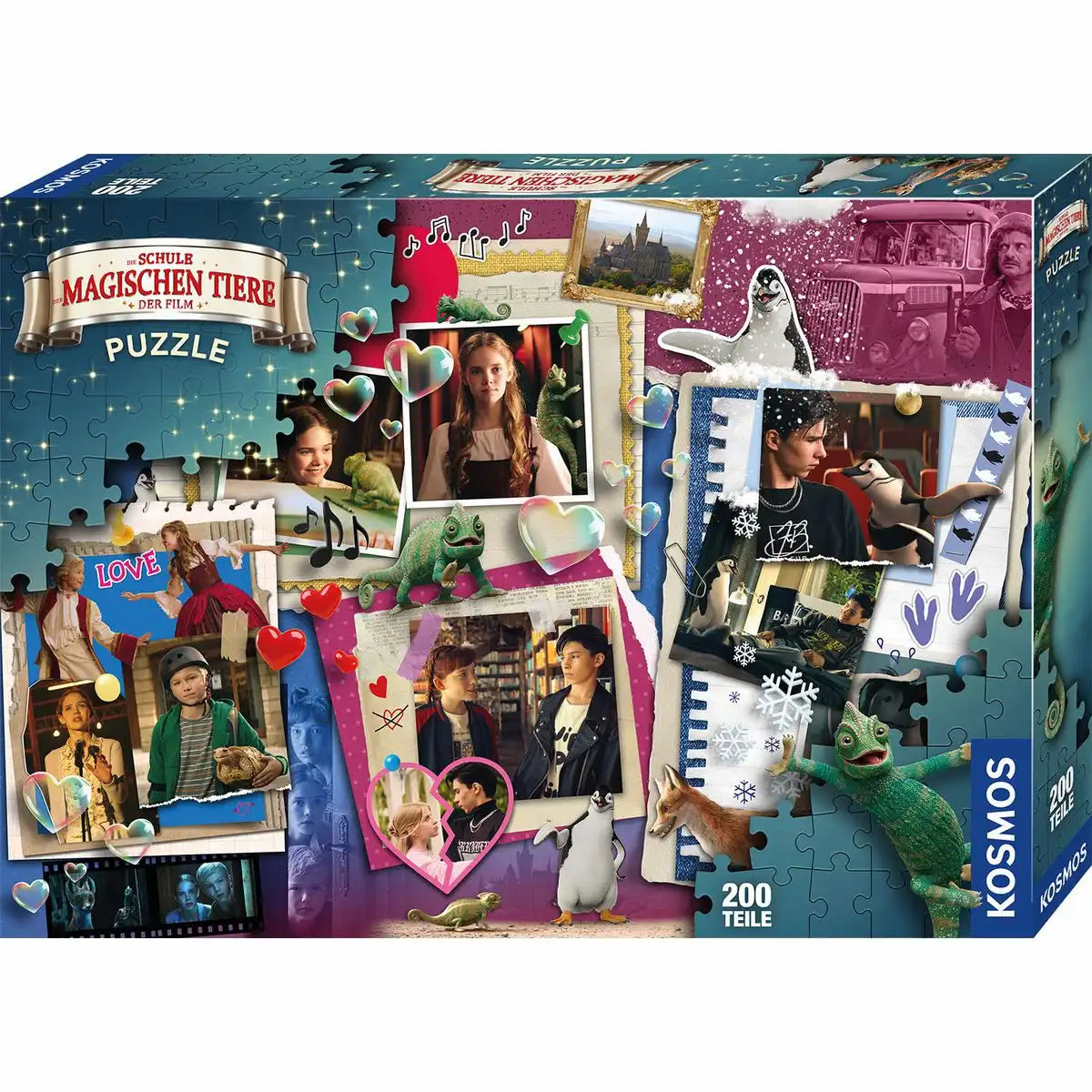 Puzzle zum Film – Romance - Schule der magischen Tiere - 200 Teile - Kosmos