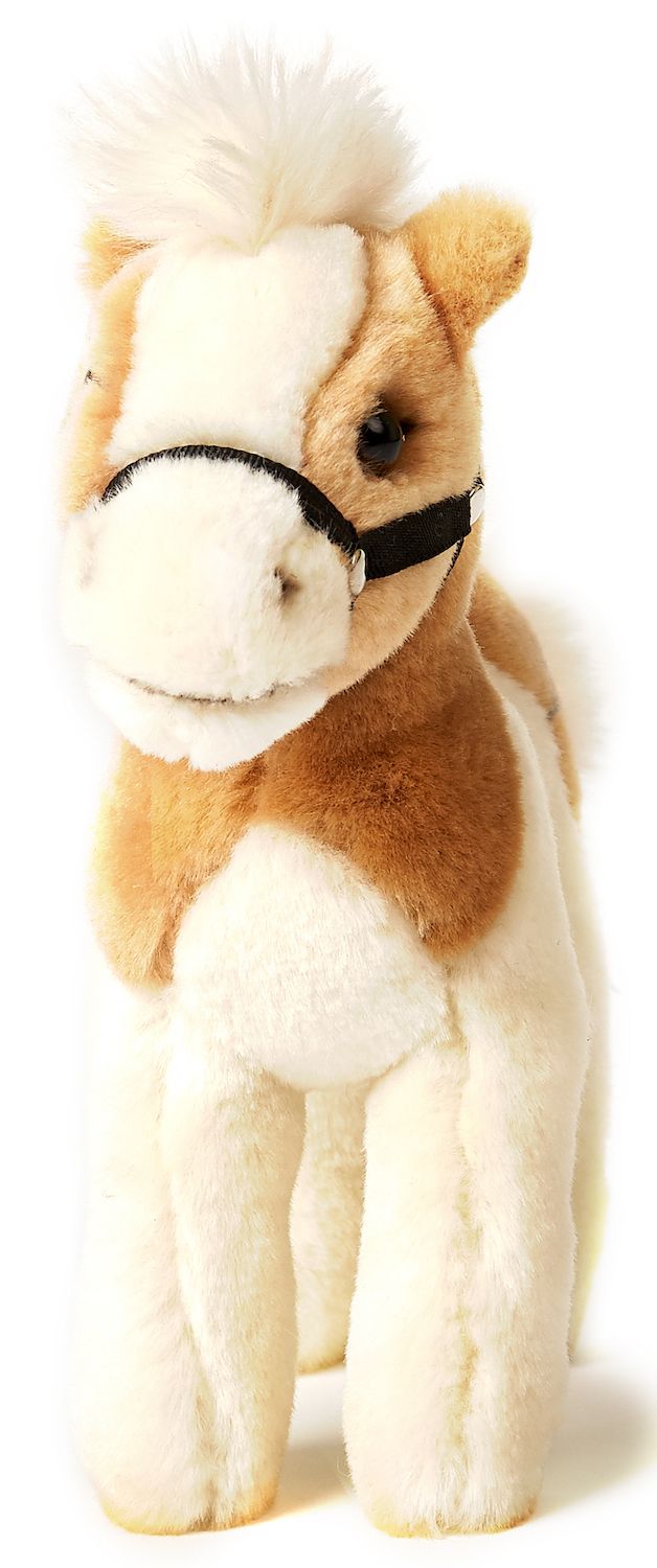Pferd, stehend - 23 cm - beige