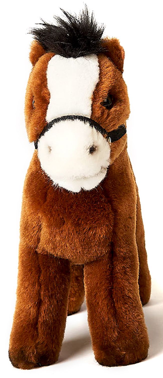 Pferd, stehend - 23 cm - braun