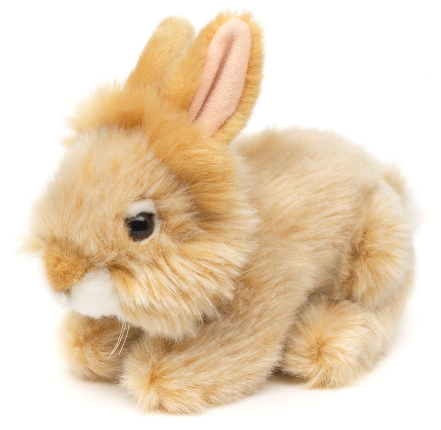 Angorakaninchen, liegend (beige) - 18 cm