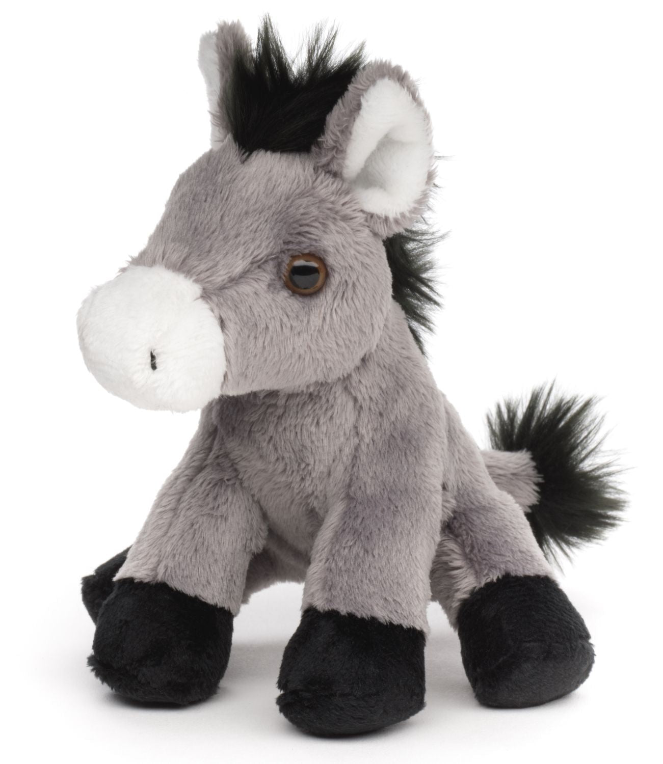 Esel Plushie, sitzend - 14 cm