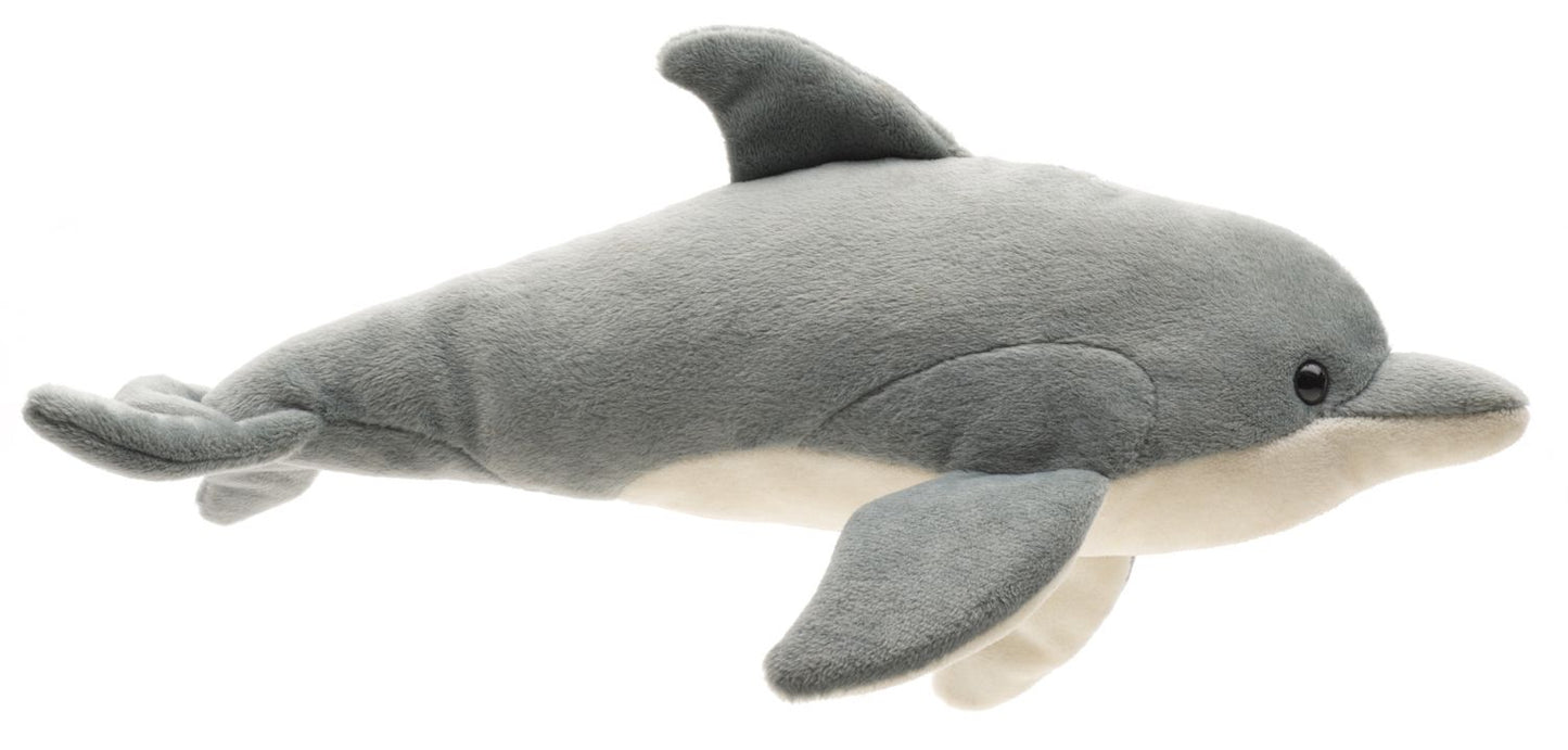 Delfin 28 cm - Unitoys - Kuscheltier - recyceltes Plüsch - GPRS