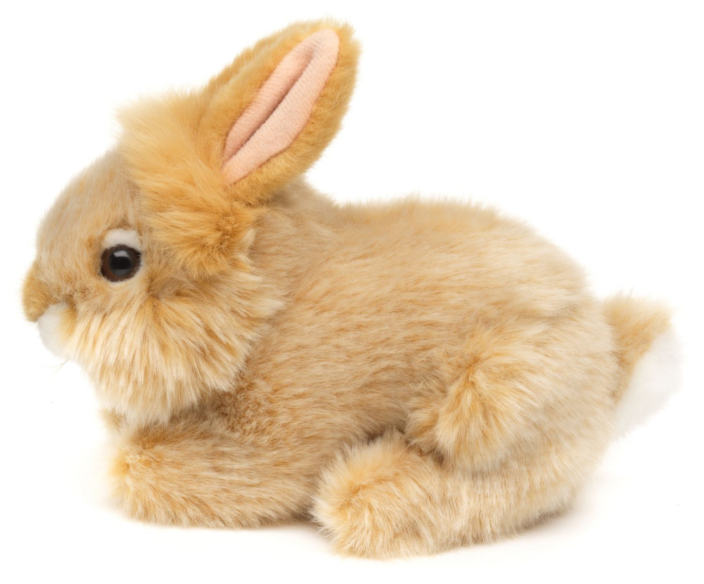 Angorakaninchen, liegend (beige) - 18 cm