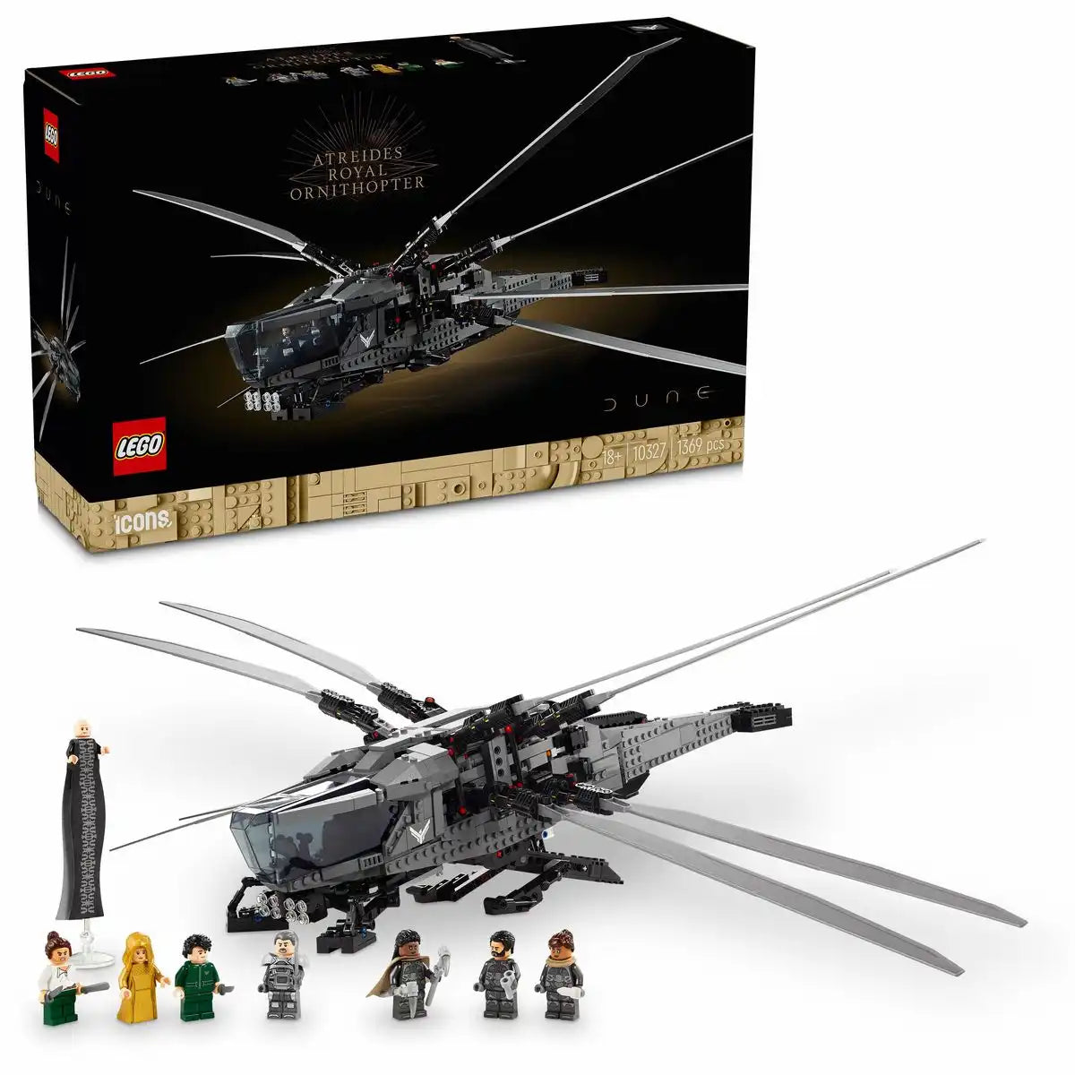 LEGO Icons Dune Alreides Royal Ornithopter 10327