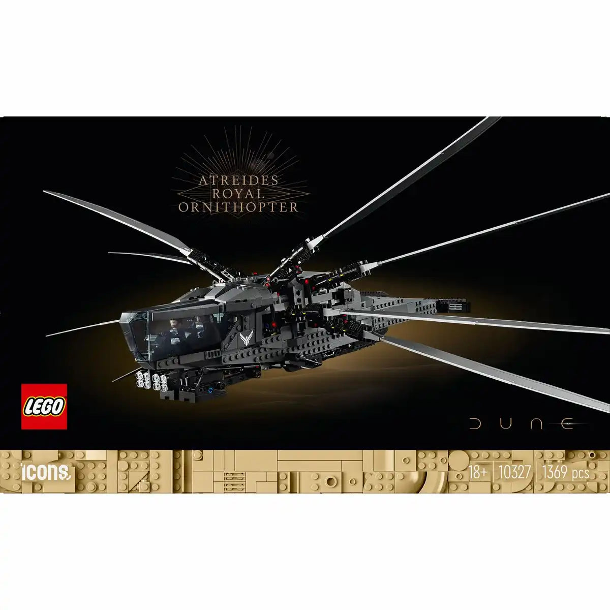 LEGO Icons Dune Alreides Royal Ornithopter 10327