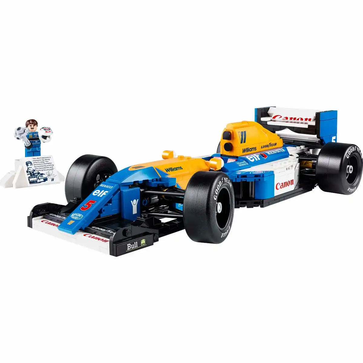 LEGO Icons Williams Racing FW14B mit Nigel Mansell
