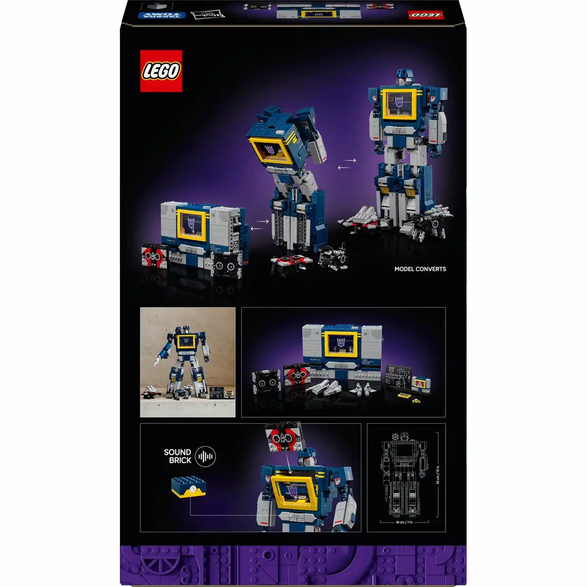 LEGO Icons Transformers: Soundwave 10358