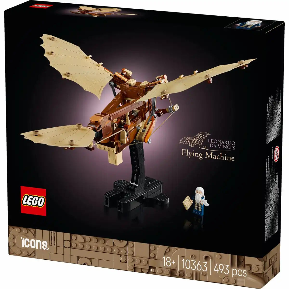 LEGO Icons Leonardo da Vincis Fluggerät 10363
