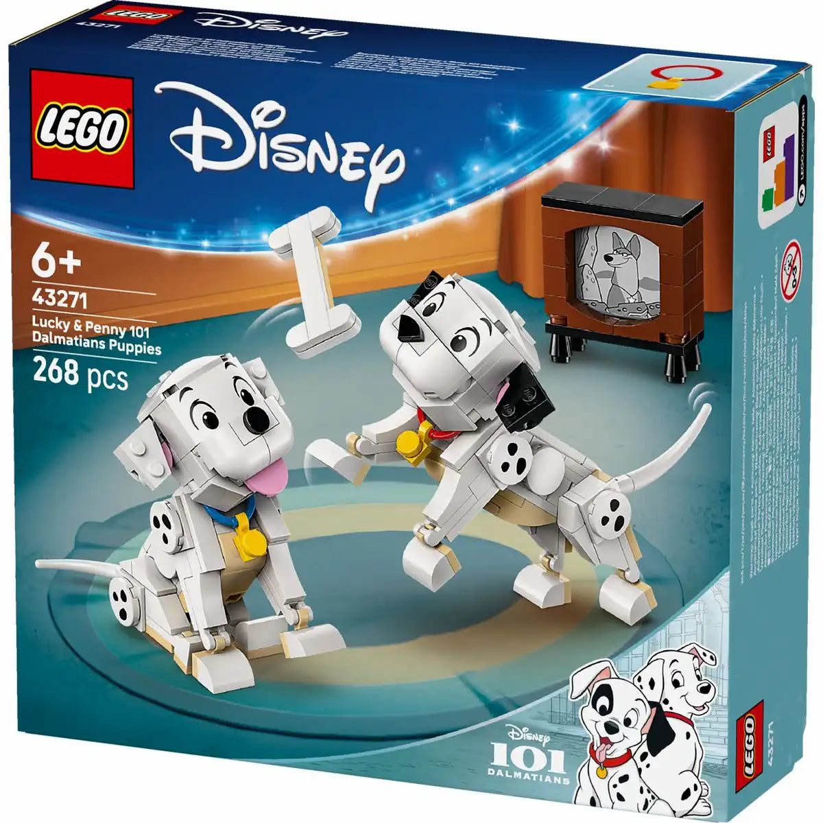 LEGO Disney Lucky und Penny aus 101 Dalmatiner 43271