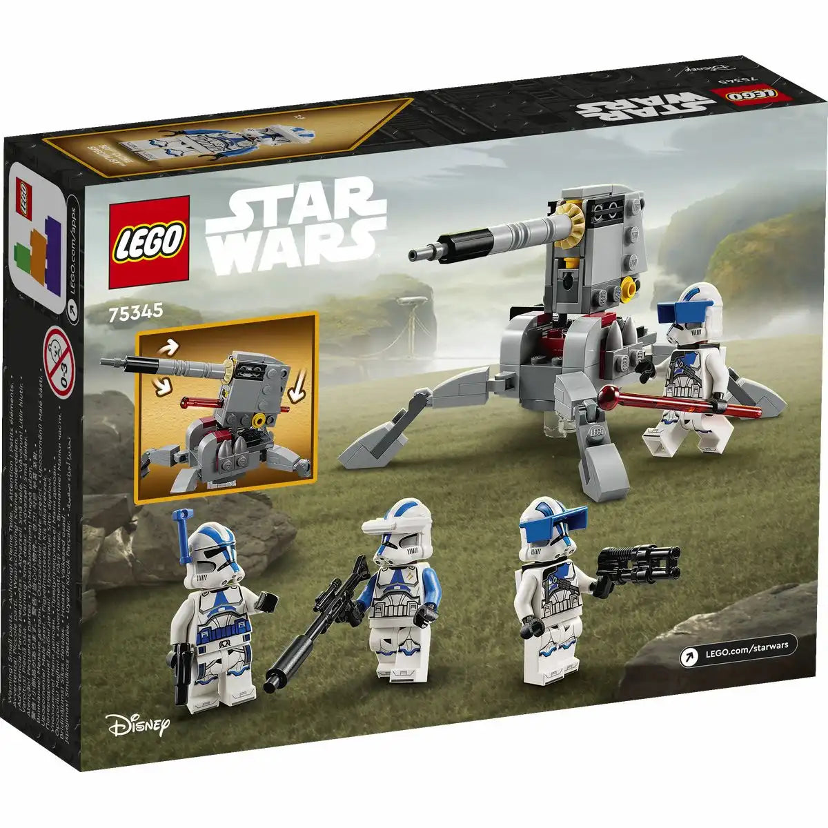 LEGO STAR WARS 501st Clone Troopers Battle Pack 75345