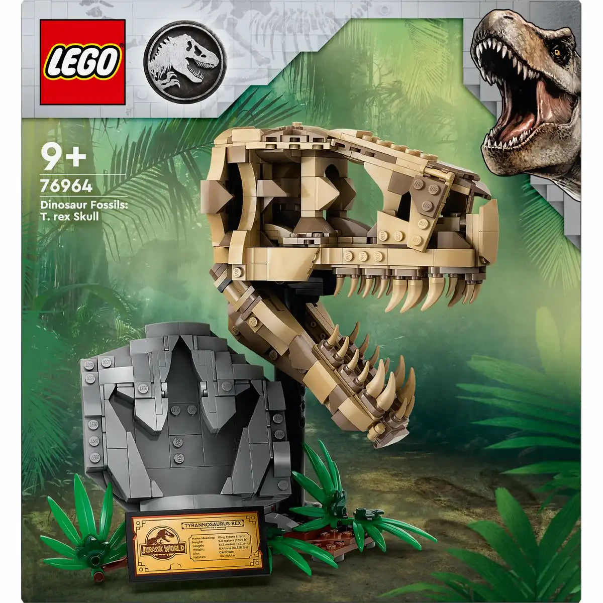 LEGO Jurassic World Dinosaurier-Fossilien T-Rex Kopf 76964