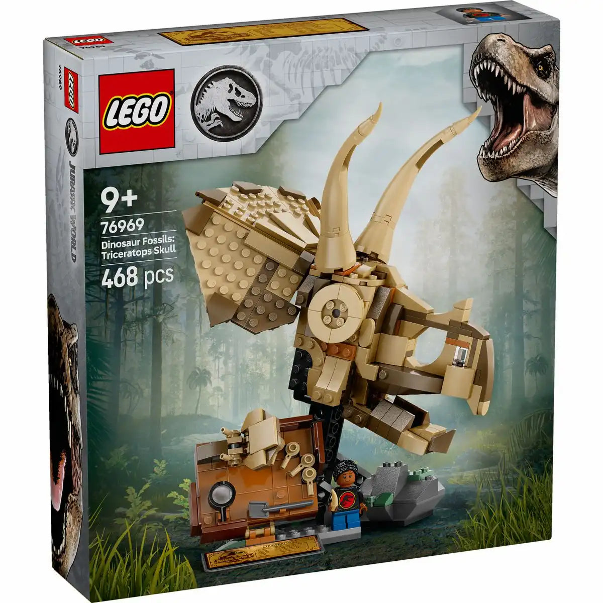 LEGO Jurassic World Dinosaurier-Fossilien: Triceratops-Schädel 76969