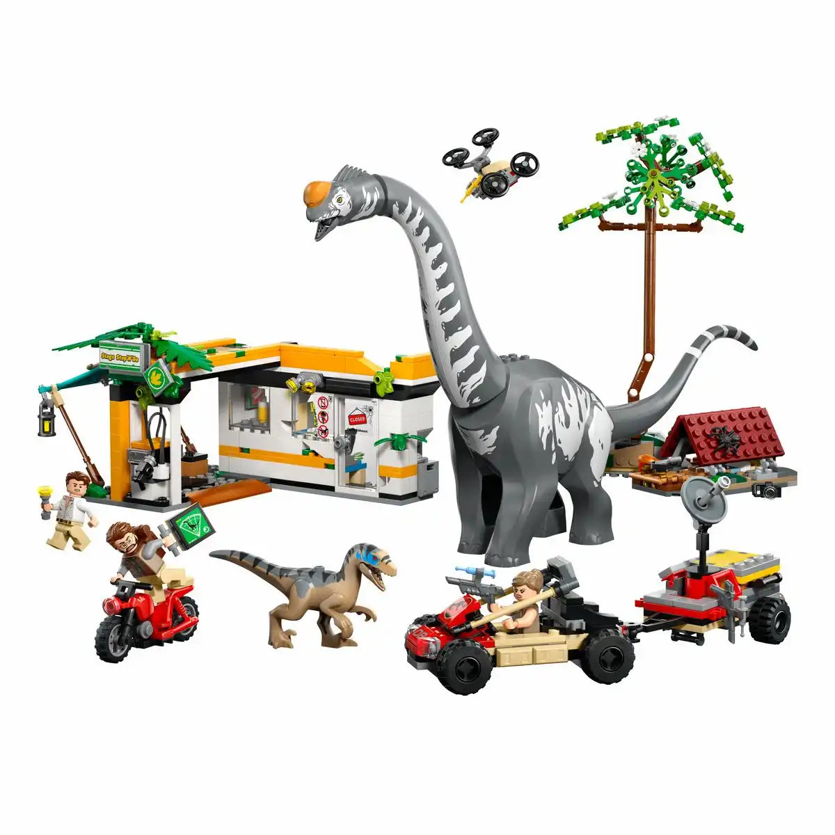 LEGO Jurassic World Raptor& Titanosaurus: Große Fährtensuche 76973