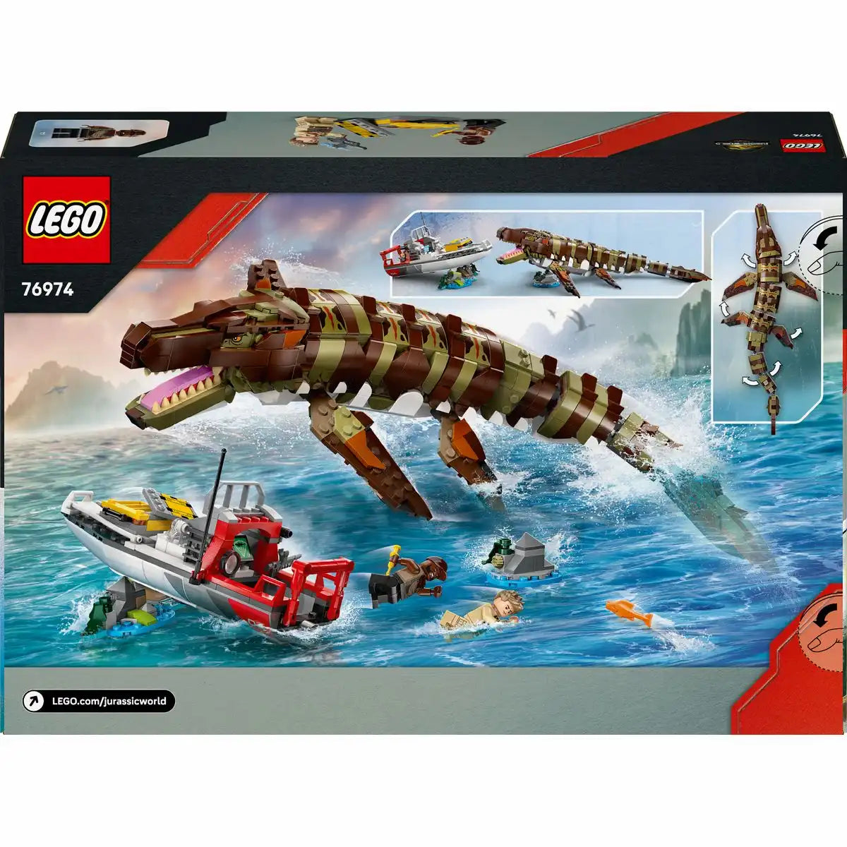 LEGO Jurassic World Mosasaurier: Die Bootmission 76974