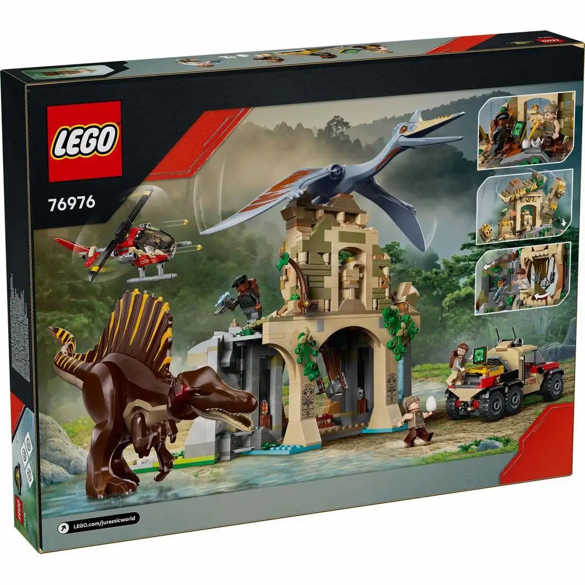 LEGO Spinosaurier & Quetzalcoatlus: Hubschrauber-Einsatz 76976