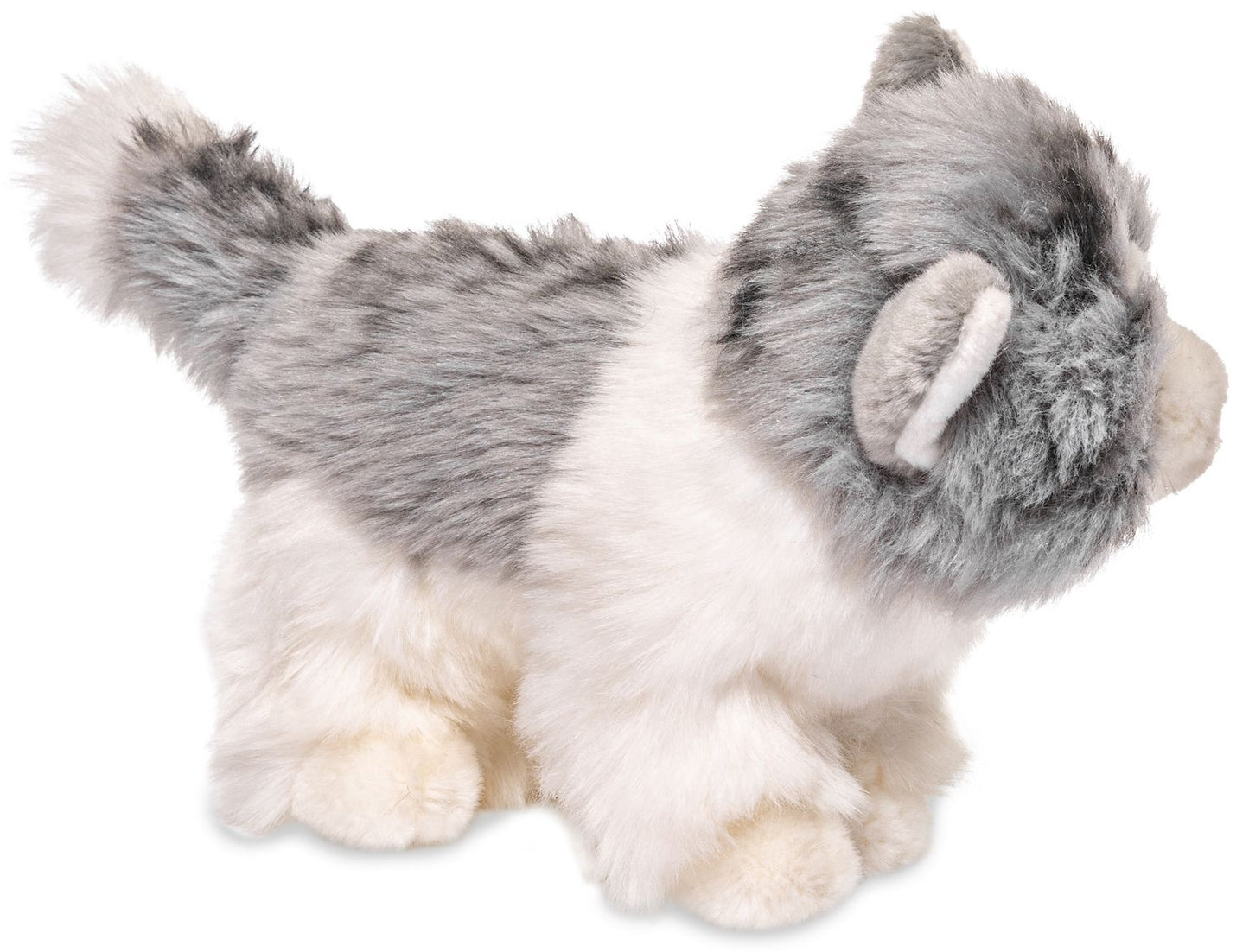 Kätzchen grau-weiß - 18 cm