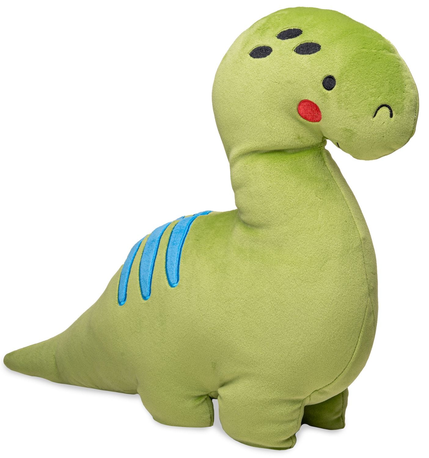 Plüsch-Kissen - Dinosaurier grün - ultraweich - 38 cm (Länge) - Unitoys