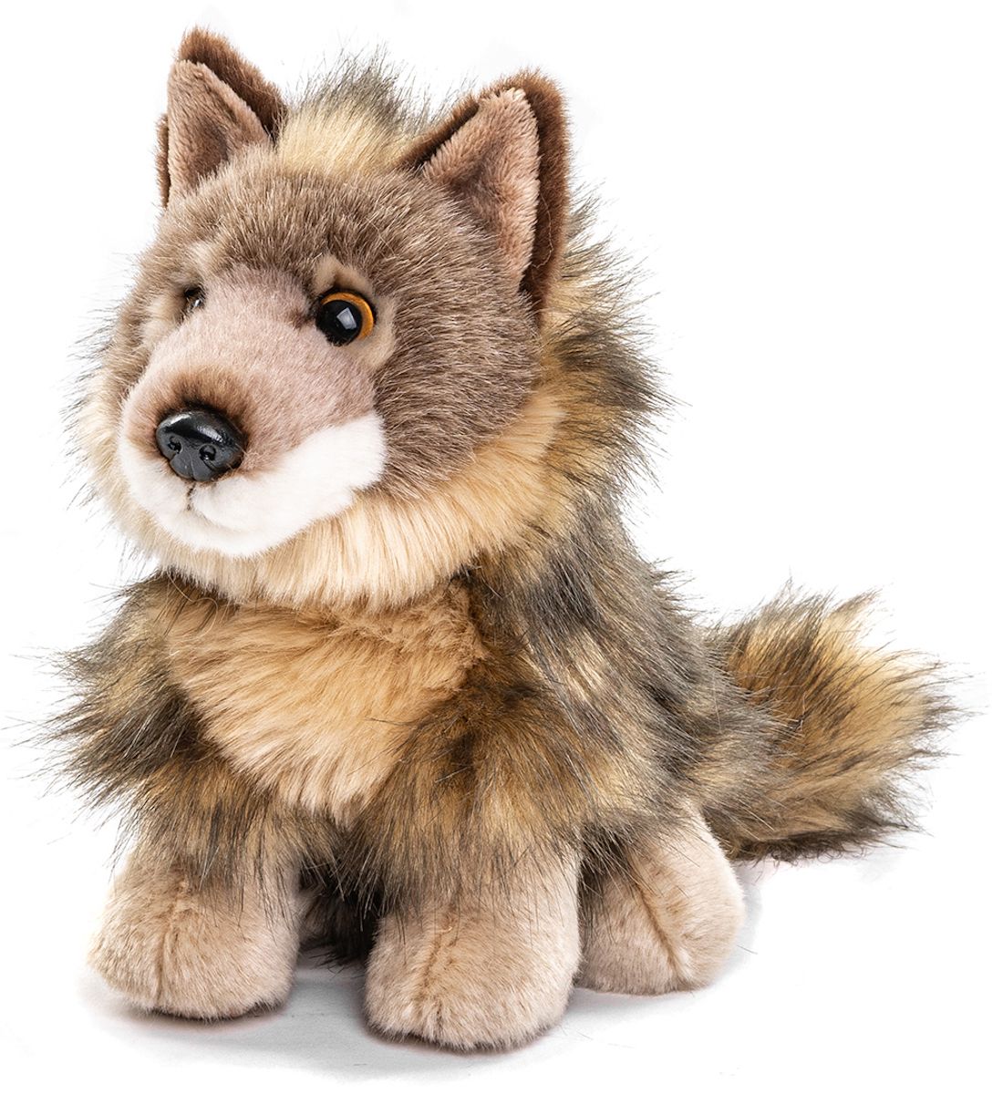 Wolf Junges, sitzend - 20 cm