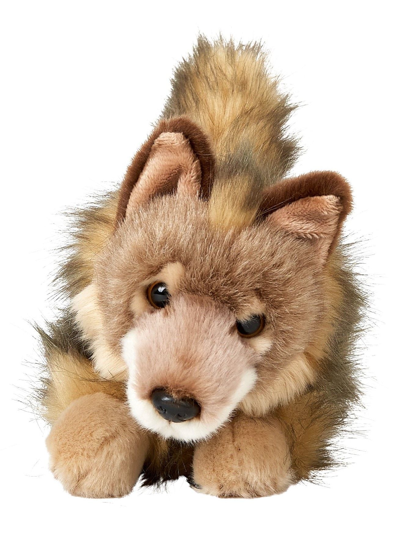 Wolf Junges, liegend - 24 cm