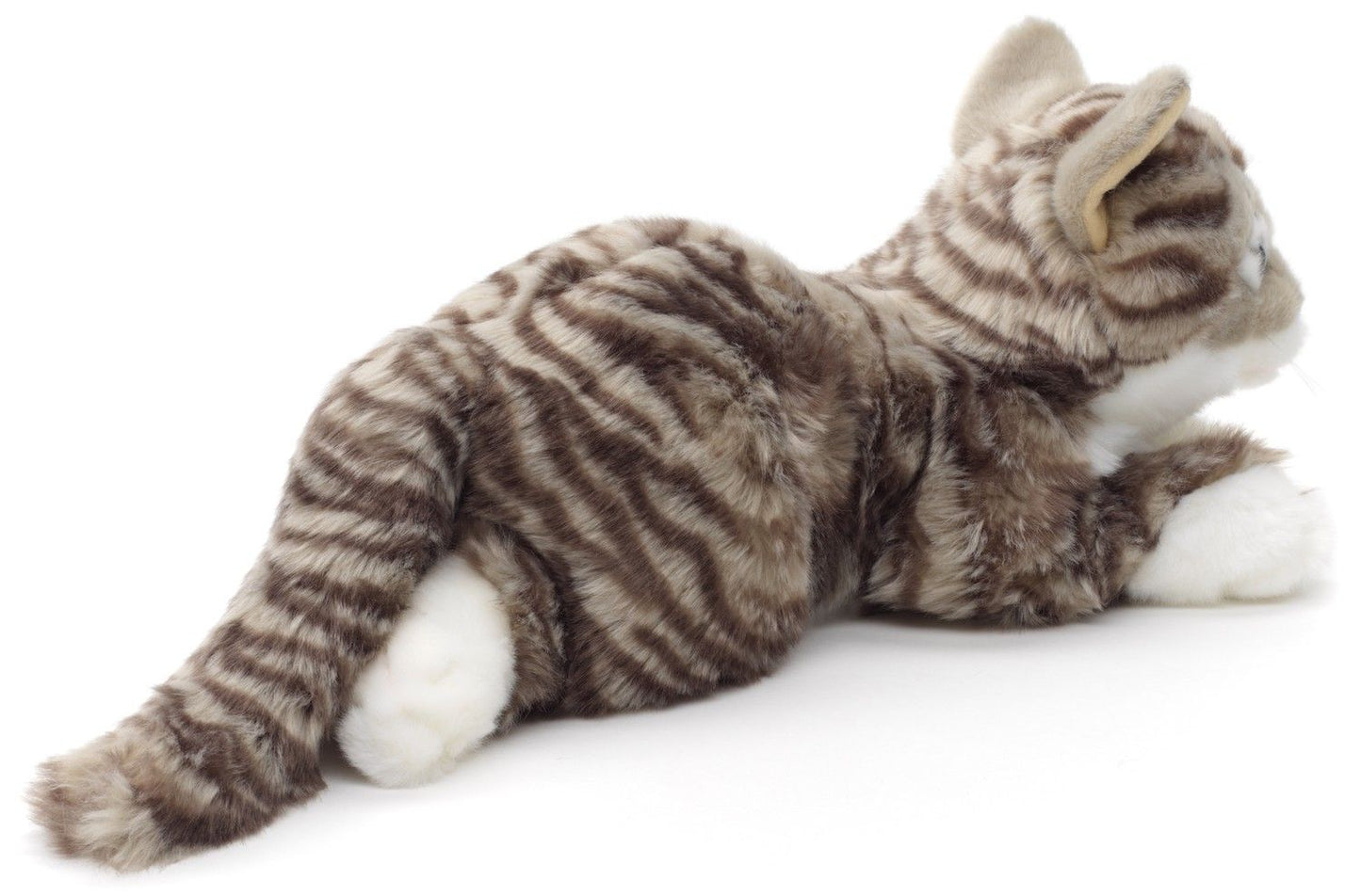 Katze grau getigert - 38 cm
