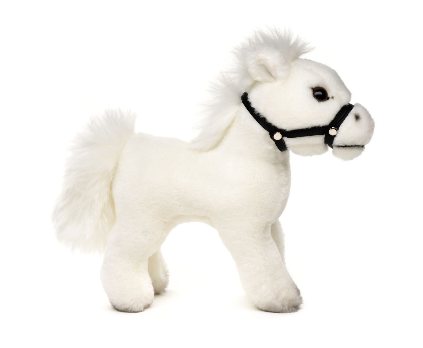 Pferd weiß - 22cm - Kuscheltier - Plüsch - Unitoys