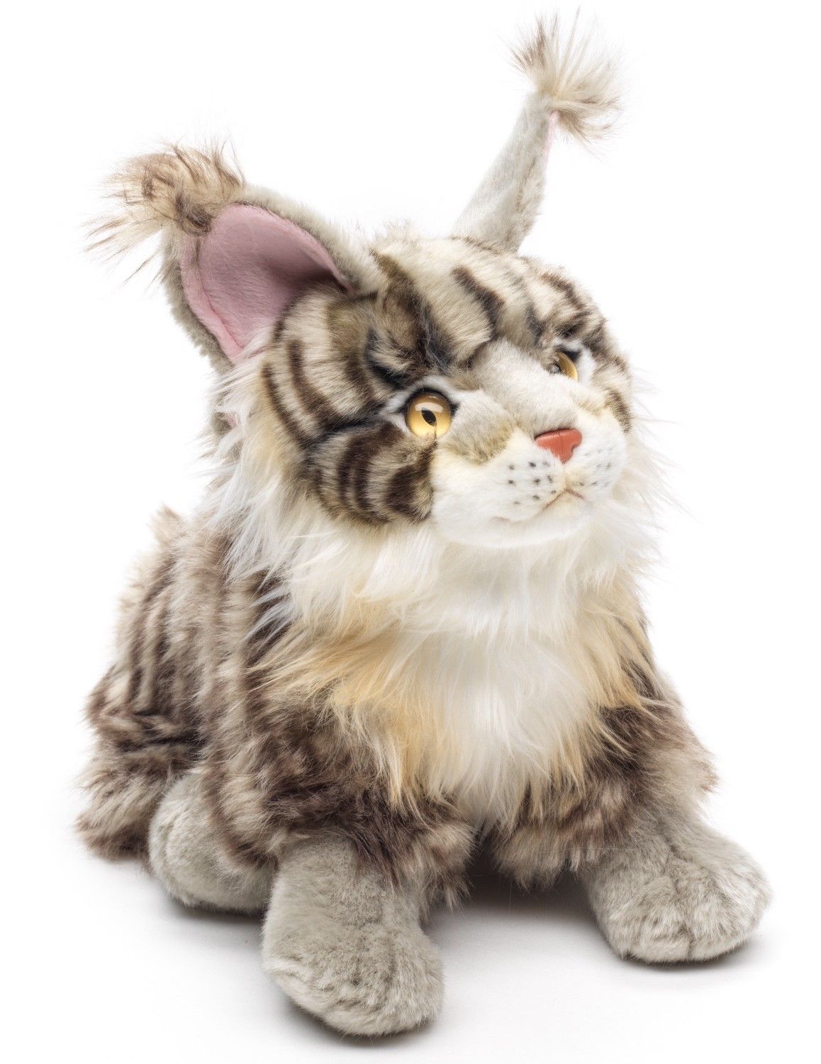 Maine-Coon-Katze grau 27 cm