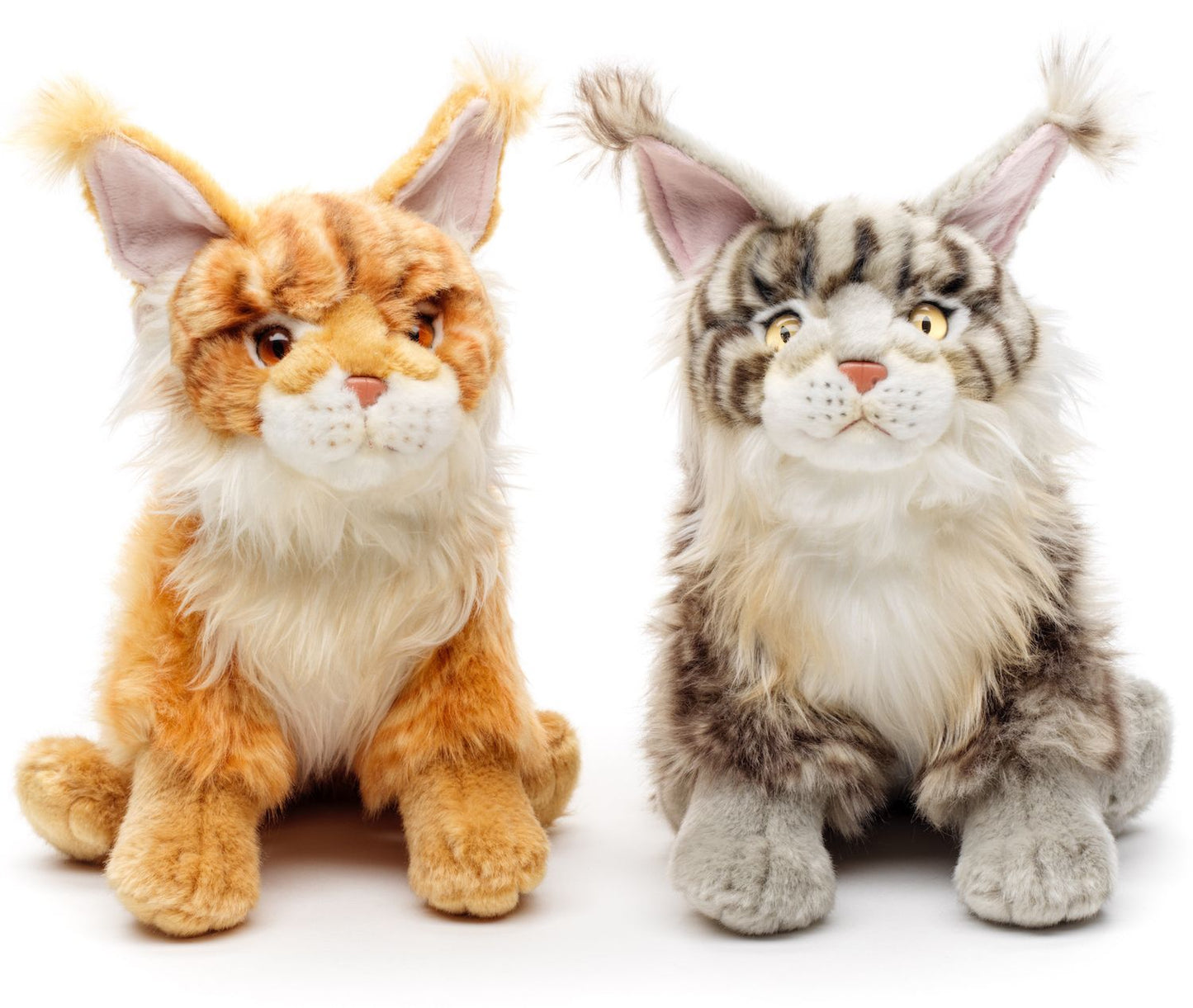 Maine-Coon-Katze grau 27 cm