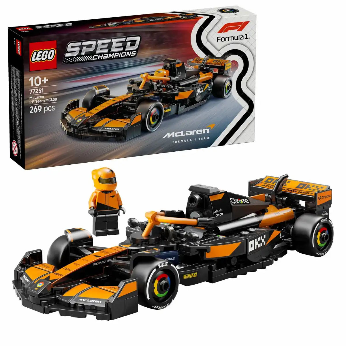 LEGO SPEED CHAMPIONS McLaren F1 Team MCL38 Rennauto Lego 77251