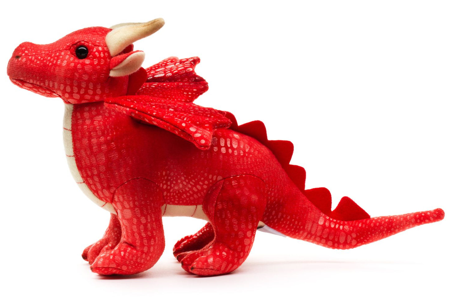 Drache rot 26 cm - Kuscheltier - Plüsch - Unitoys