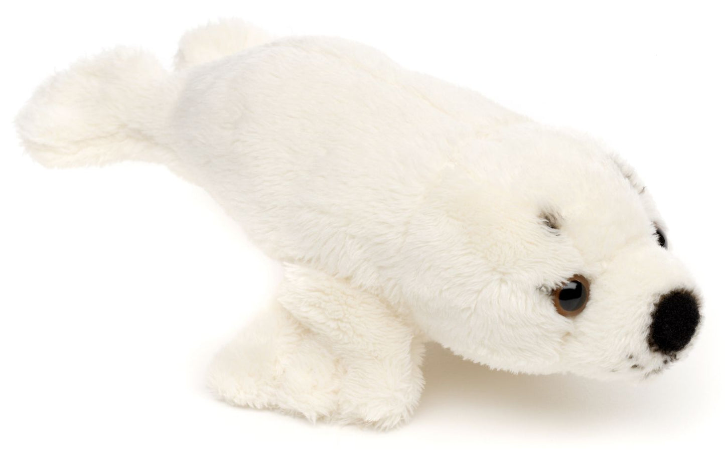 Robbe Plushie - weiß -21 cm (Länge) - Unitoys - Kuscheltier