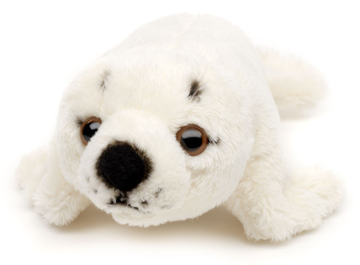Robbe Plushie - weiß -21 cm (Länge) - Unitoys - Kuscheltier
