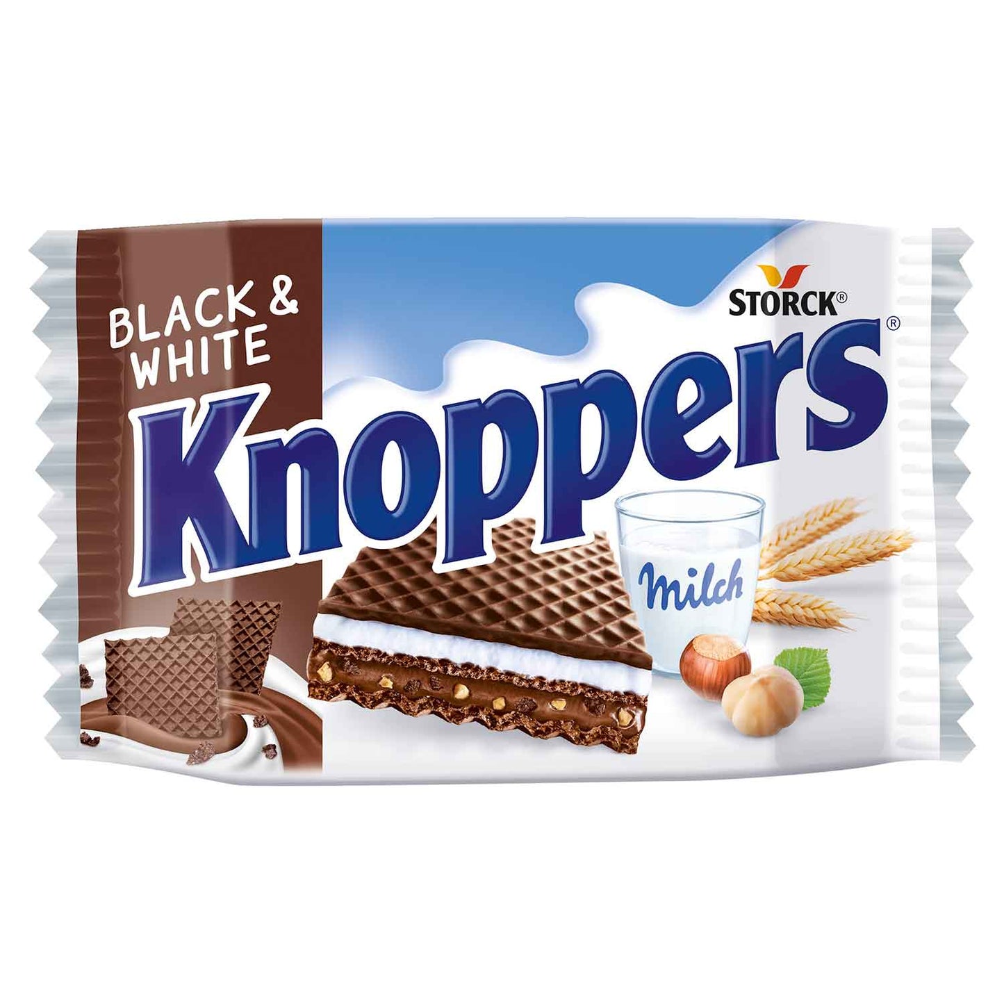 Knoppers Black & White Einzeln Schnitte