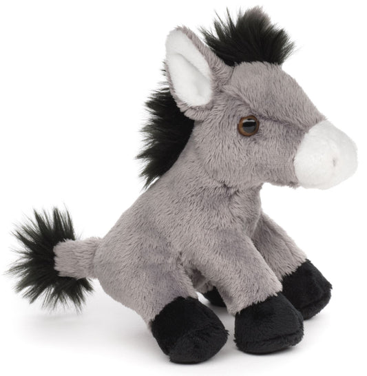 Esel Plushie, sitzend - 14 cm