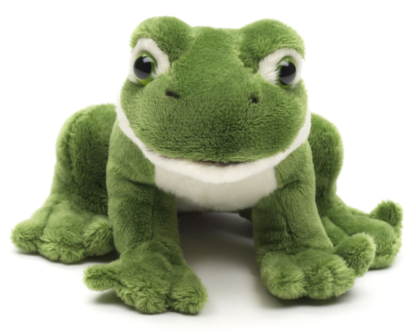 Grüner Frosch Plushie - Mit quakender Stimme - 13 cm