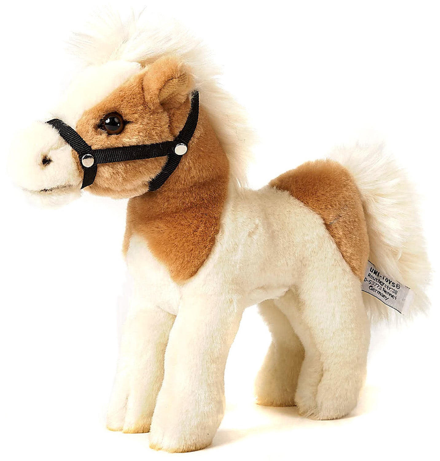 Pferd, stehend - 23 cm - beige