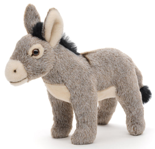 Esel grau, stehend - 20 cm