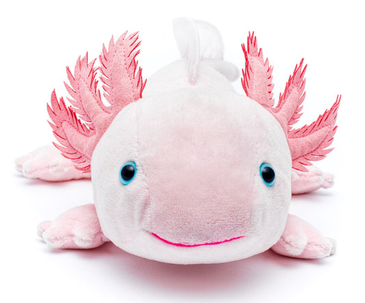 Axolotl (rosa) - 32 cm - Unitoys - Kuscheltier - Plüsch - GPSR geprüft
