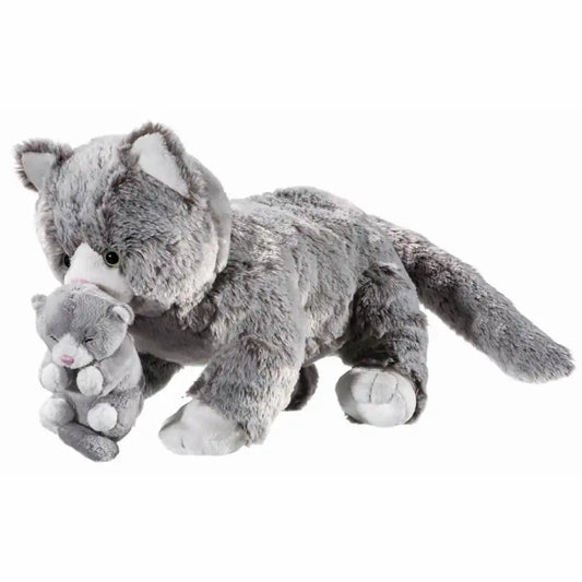 Katzenmama mit Baby 30 cm - Misanimo