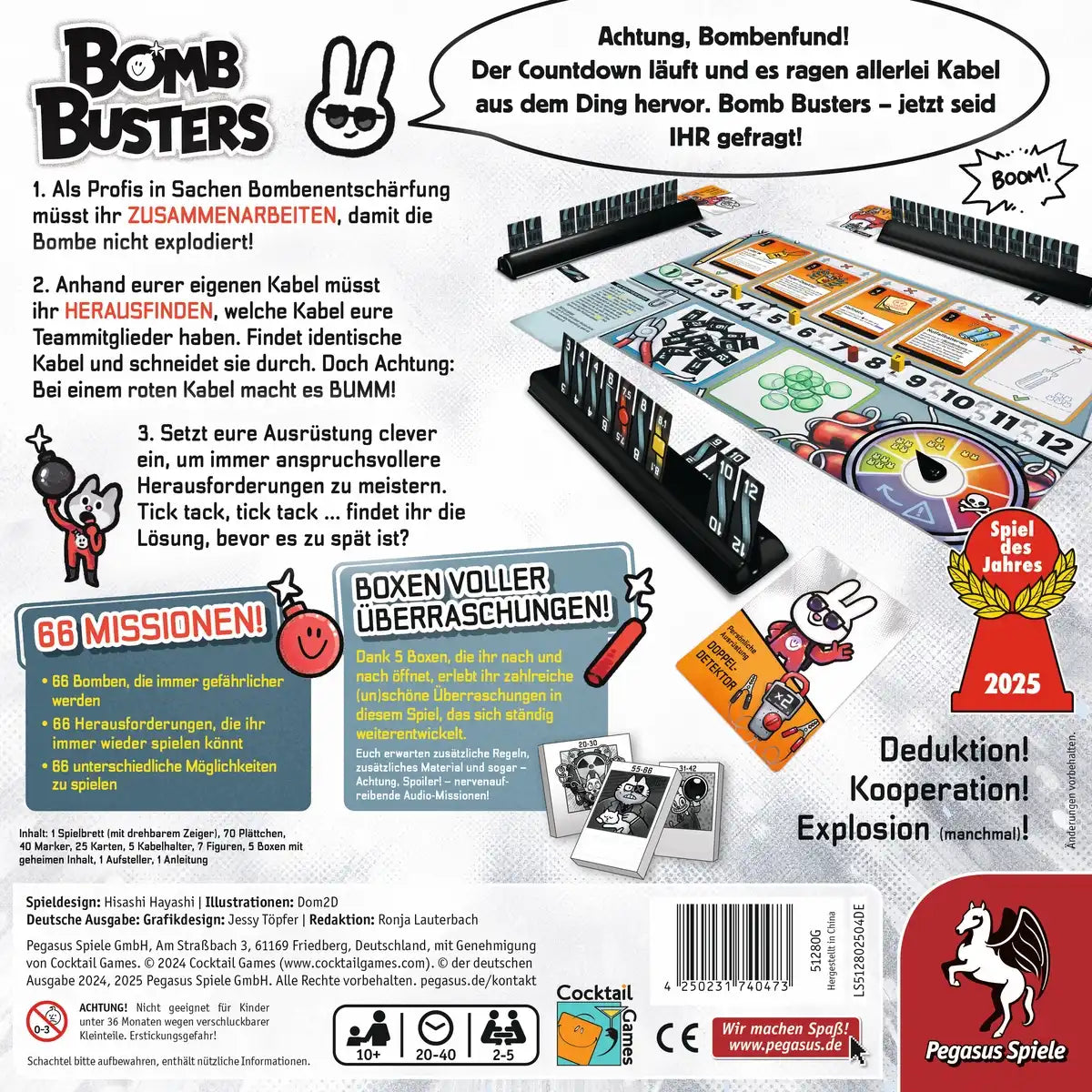 Bomb Busters Spiel des Jahres 2025
