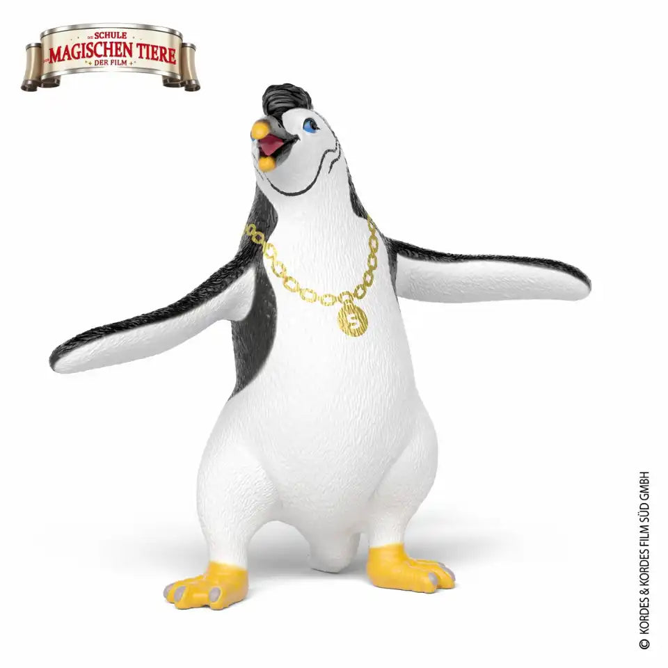Juri, der Pinguin mit Goldkette - Schleich (14958) - Schule der magischen Tiere
