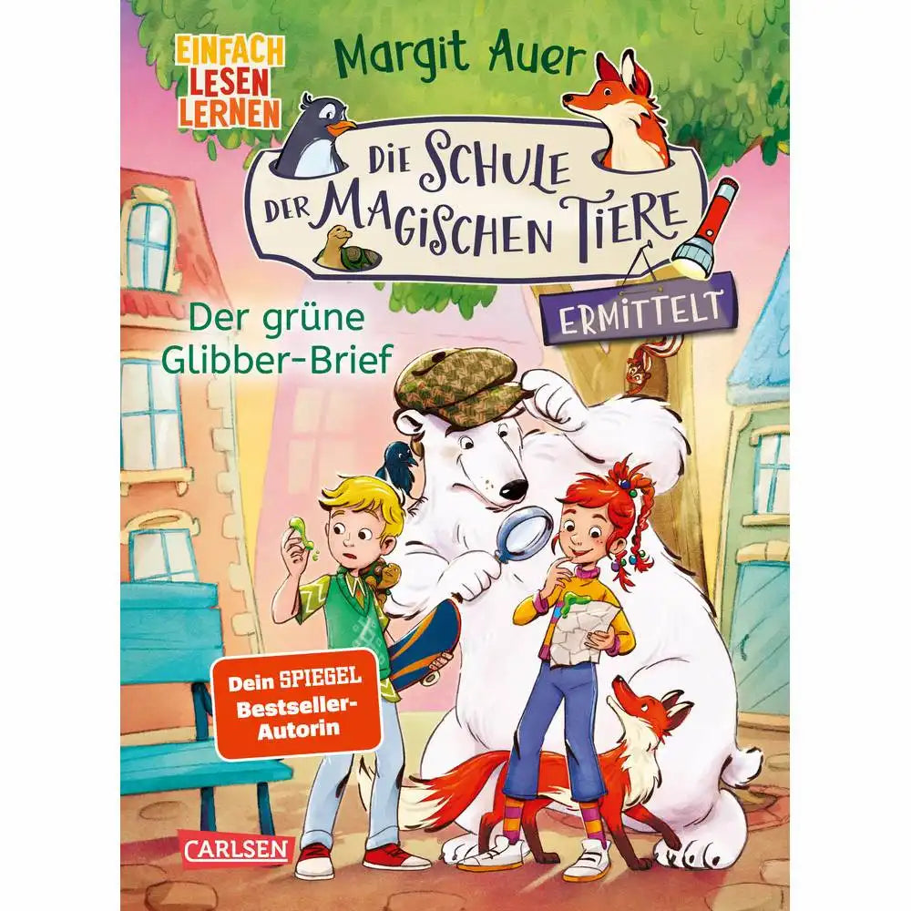 Die Schule der magischen Tiere ermittelt: Der grüne Glibber-Brief - EINFACH LESEN LERNEN - Carlsen Kinderbuch