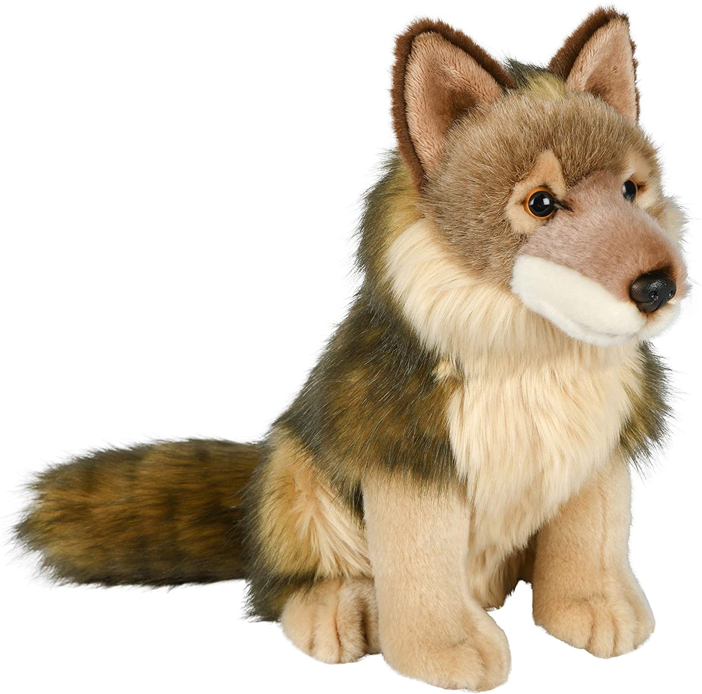 Wolf, sitzend - 25 cm