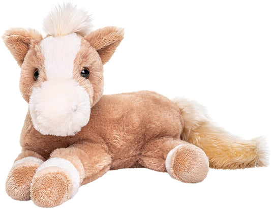 liegend Pferd als Kuscheltier (hellbraun) - 28 cm- Unitoys - Kuscheltier - Plüsch - weich - GPRS geprüft
