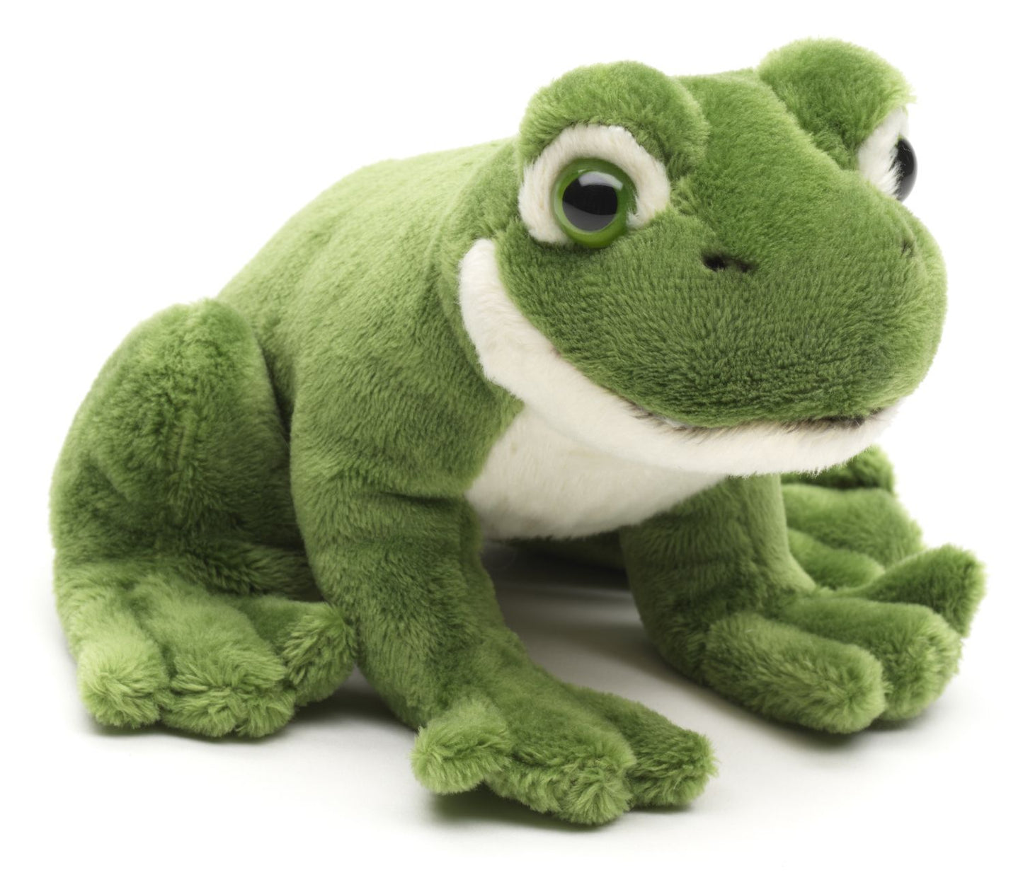 Grüner Frosch Plushie - Mit quakender Stimme - 13 cm