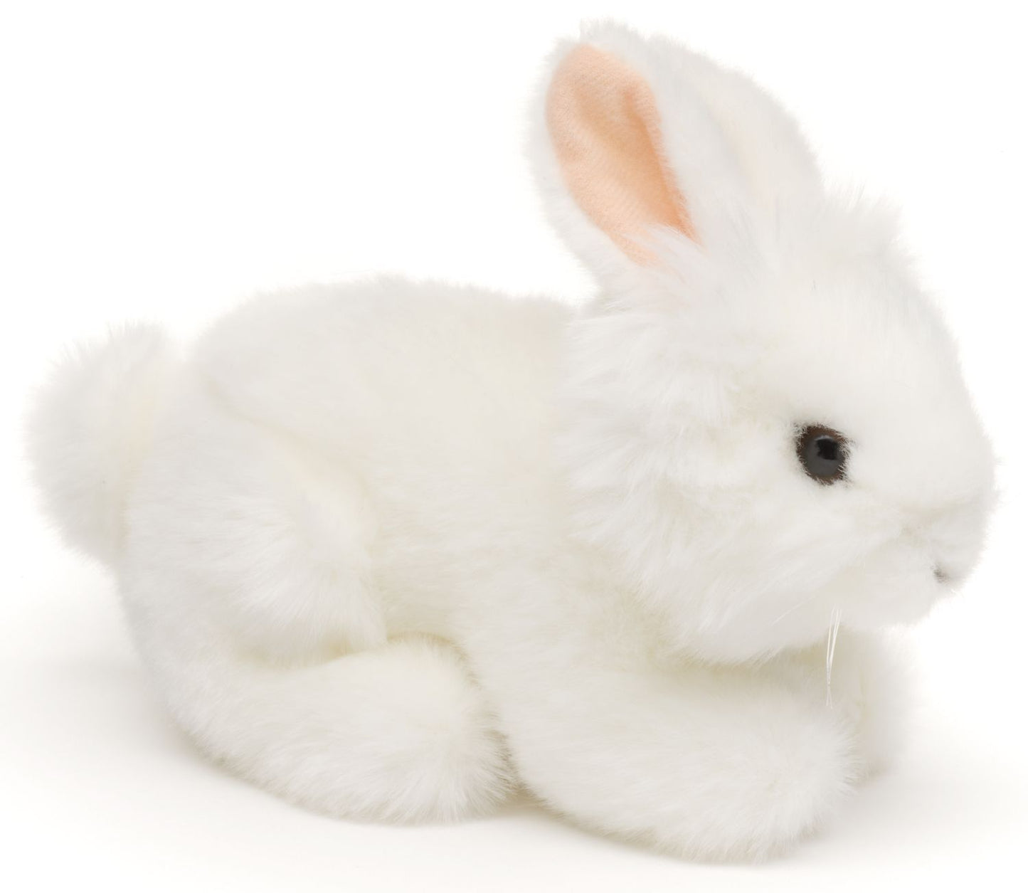Angorakaninchen, liegend (weiß) - 18 cm