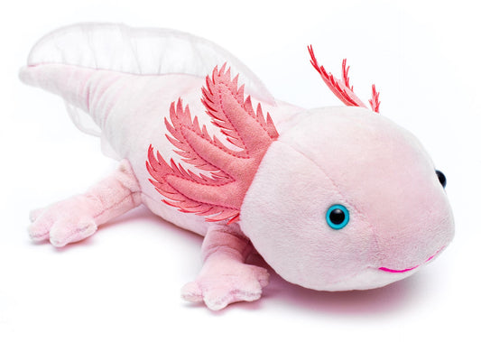 Axolotl (rosa) - 32 cm - Unitoys - Kuscheltier - Plüsch - GPSR geprüft