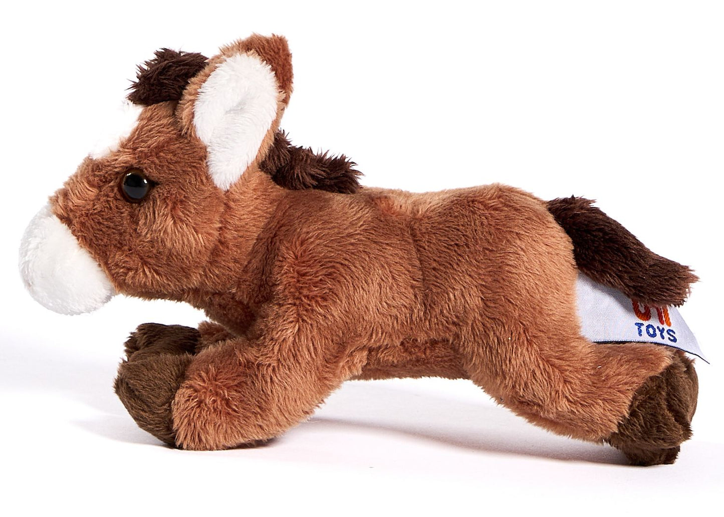 Pferd Plushie, liegend -18cm - Unitoys - Kuscheltier - Plüsch - weich - GPRS geprüft