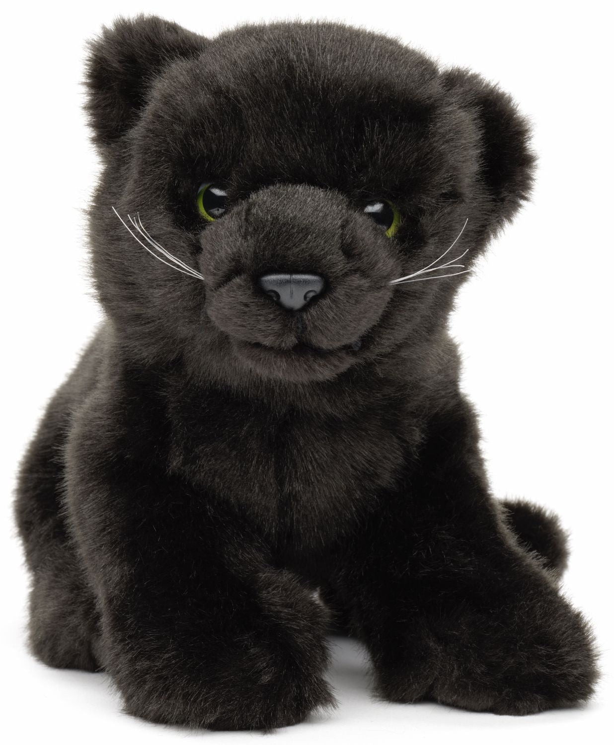 Schwarzer Panther Baby 25 cm - Unitoys- Kuscheltier - Wilde Tiere - Plüsch